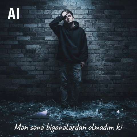 آهنگ من سنه بیگانه لردن اولمادیمکی ای آی (هوش مصنوعی)